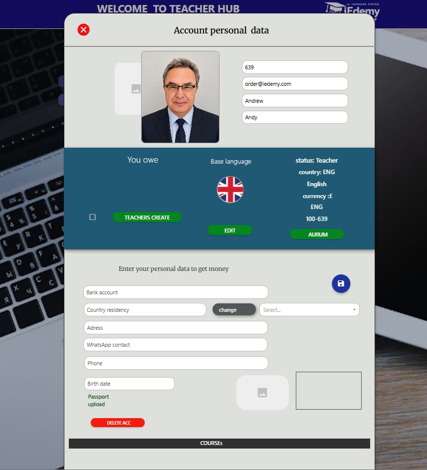 Opening Teacher HUB