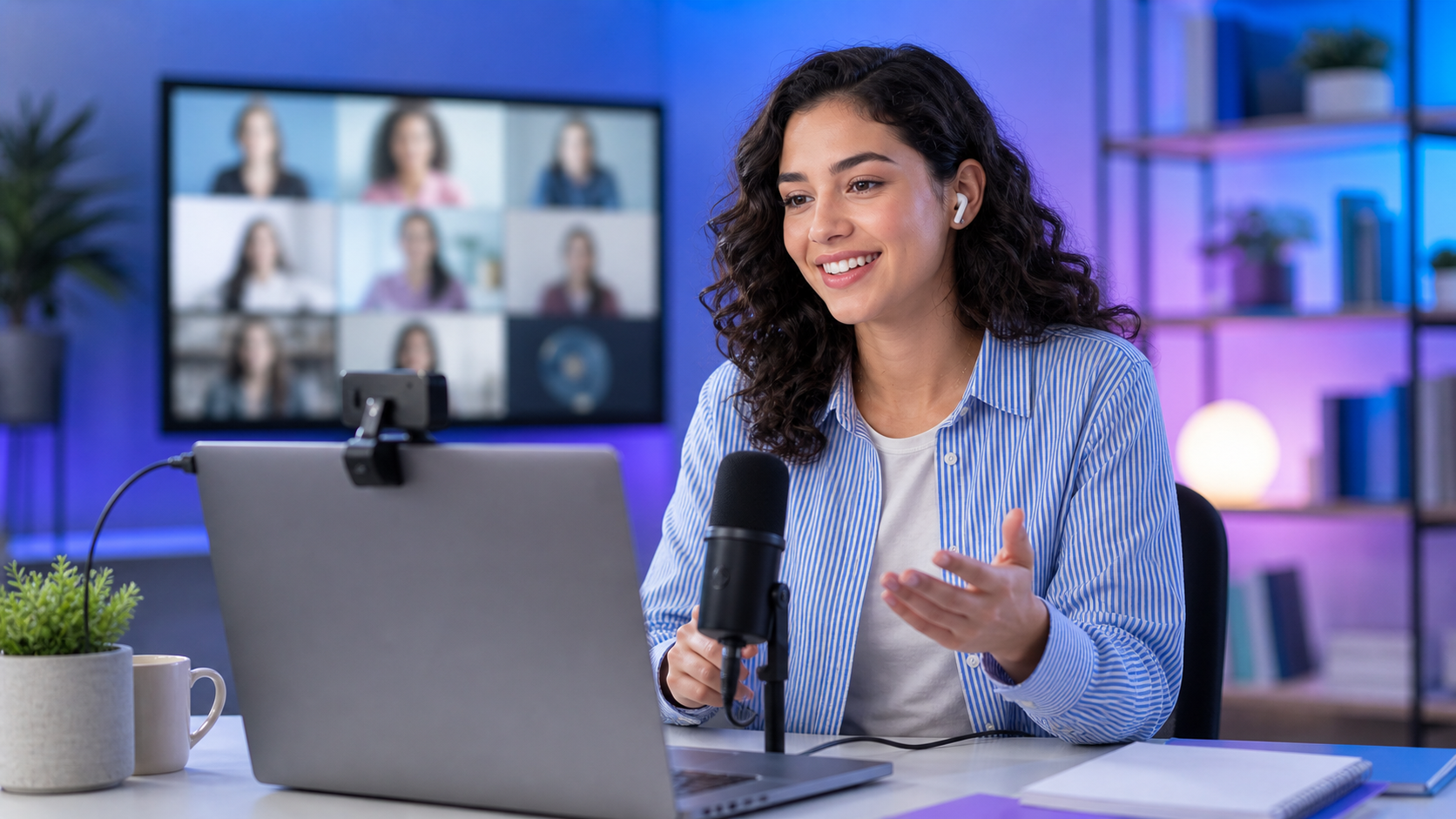 Online conference photo